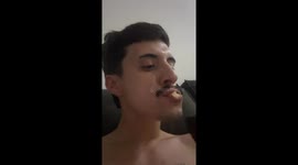 Giving a Dog a Treat From The Mouth