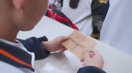 Wuhan University students' friendship with high schoolers from Xinjiang