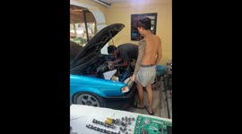 Mechanic's mishap: removing valve bucket shim ends in fall