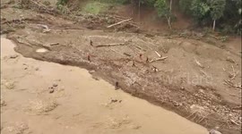 The Latest Video Footage Of The Impact Of The Flash Flood That Devastated Luwu Regency, South Sulawesi, On May 3 2024
