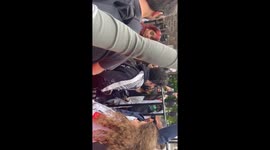Protest outside UCL by pro- Palestine protesters