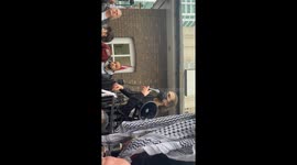 Protest outside UCL by pro- Palestine protesters