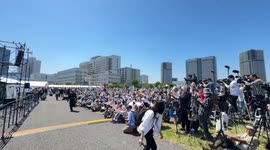 Japan: Japanese rally in Tokyo to defend pacifist Constitution, calling for peace