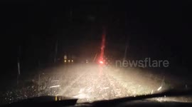 US: Severe Thunderstorms Sweep Through Northwestern Texas, Bringing Intense Hail