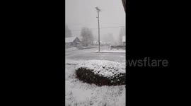 US: Spring Storm System Brings May Snow To Northern California