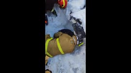 Man rescued from collapsed garage roof in Moscow region