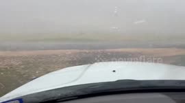 Hail storm wreaks havoc on Fluvanna, Texas
