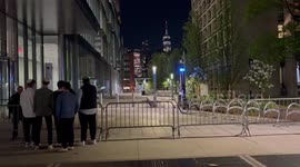 USA: Area of NYU Gaza Solidarity Encampment