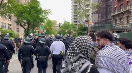 USA: Multiple groups of Palestinian and Gaza Solidarity Encampment supporters 14