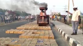 India: Illicit liquor worth $87,492 destroyed by road roller