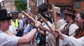Rochester Sweeps Festival attracts large crowds in Kent, UK