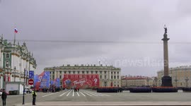 Russia's St. Petersburg holds final rehearsal for Victory Day parade