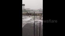 India: Intense Hailstorm Hits Manipur 2