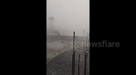 India: Intense Hailstorm Hits Manipur