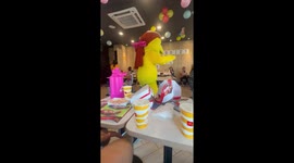 Naked birdie: hilarious wardrobe malfunction at Cainta event