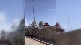 Palestine: Israel Bombs Gaza City Neighbourhood