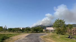 Japan: Wildfire Erupts In Nanyo, Yamagata 3