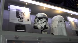 This cafe is decorated with awesome Star Wars memorabilia collection