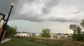 US: Shelf Cloud Looms Over South Carolina Amid Severe Thunderstorm Warning