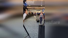 Sniffer dog given a hero's send off at retirement ceremony in Wisconsin