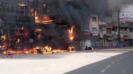 India: Colossal fire breaks out, rescue ongoing