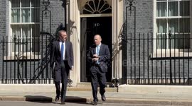 Ministers depart 10 Downing Street after UK cabinet meeting