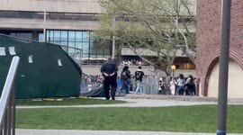 US: MIT Pro-Palestinian Protesters Defy Order To Clear Encampment 4