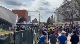 US: MIT Pro-Palestinian Protesters Defy Order To Clear Encampment 2