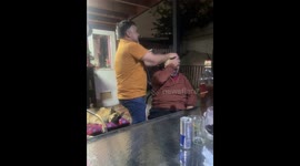 Video captures chair mishap leading to fall in Santiago, Chile