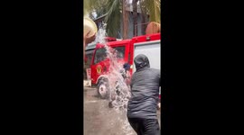 Water splashing festival: a cultural celebration of blessings and unity