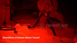 Palestine: Detection and demolition of underground routes in the Beit Hanoun area