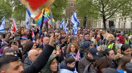 Central London packed as hundreds march through Westminster in support of the Jewish community on Holocaust Remembrance Day