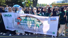 Students Pro-Palestine demonstrators gather to show solidarity with Palestinians