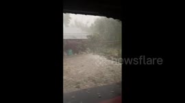India: Intense Hailstorm Hits Manipur 3