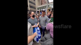 US: Pro-Palestine And Pro-Israel Supporters Clash Near NYC Hunter College 2