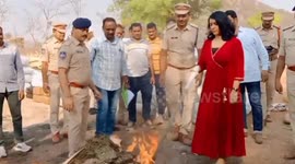 India: Police sets 2,043 kg drugs worth $599,499 afire