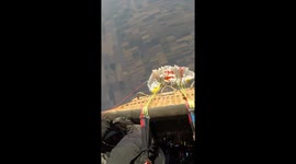 Wild ride: paragliding experiment at extreme altitude