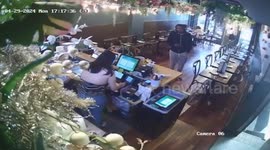 Waitress and part-time DJ scolded with hot coffee by customer in New York