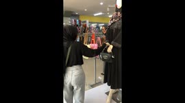Mall mayhem: Handshake with a mannequin ends in hysterical laughter