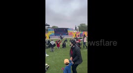 Sweden: Pro-Palestine Demonstrators Protest At Eurovision Village Ahead Of Semi-Finals In Malmo
