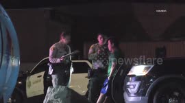 USA: DUI Driver Arrested After Crashing into Parked Van at Gas Station in Santa Clarita, LA