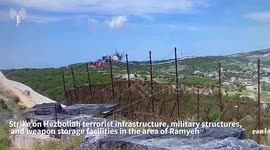 Lebanon: Strike on Hezbollah targets in the area of Ramyeh