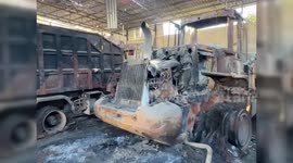 Palestine: Israeli army destroys equipment of the Gaza City Municipality