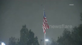 USA: Rain and Wind in Diamond Bar, LA