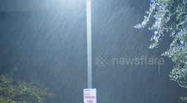 USA: May Rain in Pomona, LA
