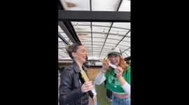 Green Tea Shot Goes Down Wrong