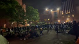 US: Pro-Palestine Protests At George Washington University And Outside President’s House 2