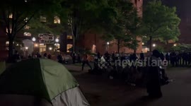 US: Pro-Palestine Protests At George Washington University And Outside President’s House 3