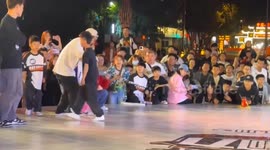 Boy cries while impressing audiences with captivating street dance performance