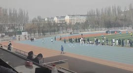 White jersey team's remarkable out of bounds victory during a football match